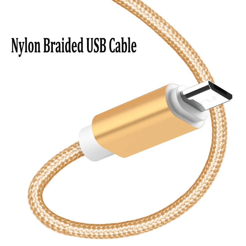 Кабель Micro USB с металлической оплеткой для синхронизации данных и зарядки Huawei Honor