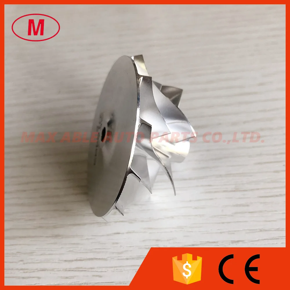 RHF5 reverse 41.80/54.00mm 6+6 blades high performance Turbo Billet/milling/aluminum 2618 compressor wheel | Автомобили и