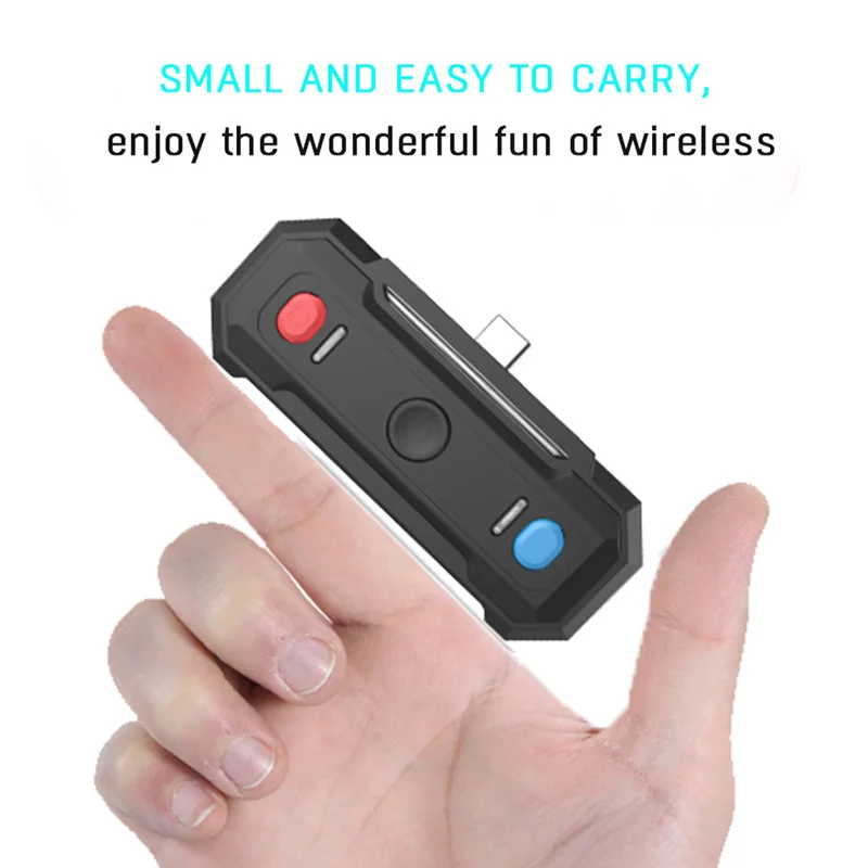 Адаптер Bluetooth Type C для Nintendo Switch Lite беспроводной передатчик с низкой задержкой HDMI