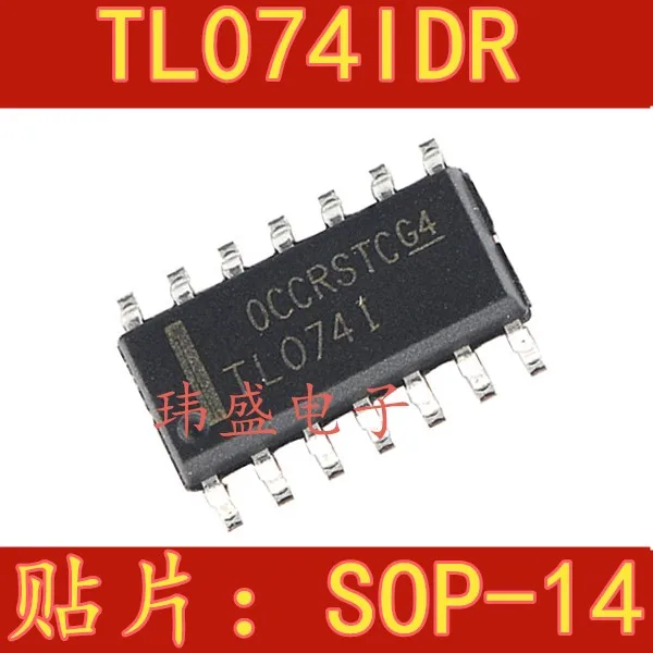 

10 шт. tl074atv TL074I SOP-14