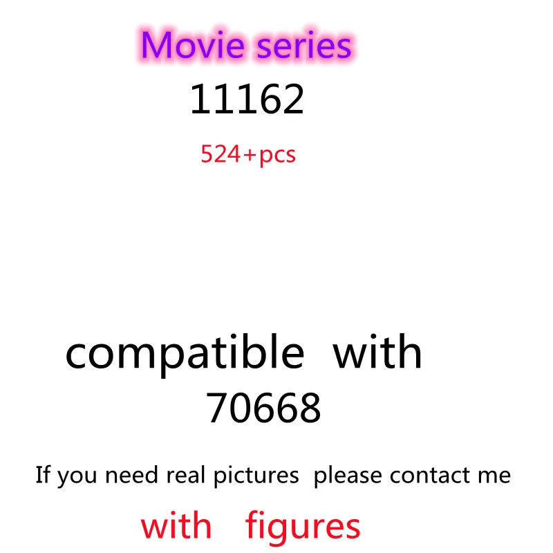 

524pcs 11162 Building Block Toy Movie Series 70668 Assembled Building Block Children's Toy Gifts