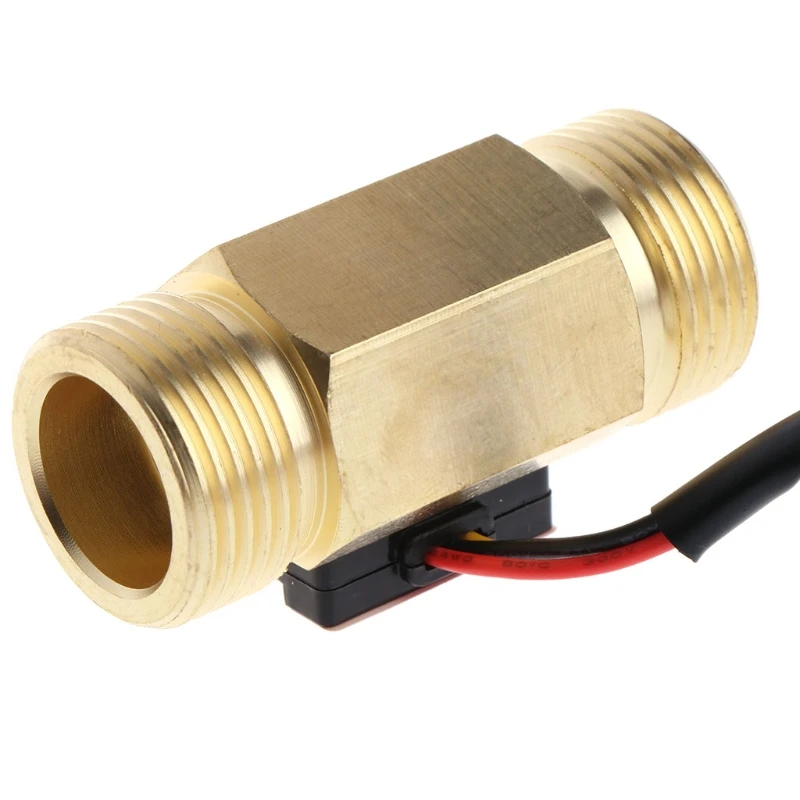 

Water Flow Sensor G3/4" Hall Flowmeter Switch DN20 1-30L/min Liquid Flow Meter D0AC