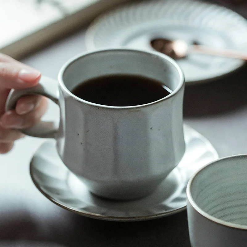 200-320ml European Style Ceramic Coffee Cup and Saucer Set Tea Milk Mugs Chinese Porcelain | Дом и сад