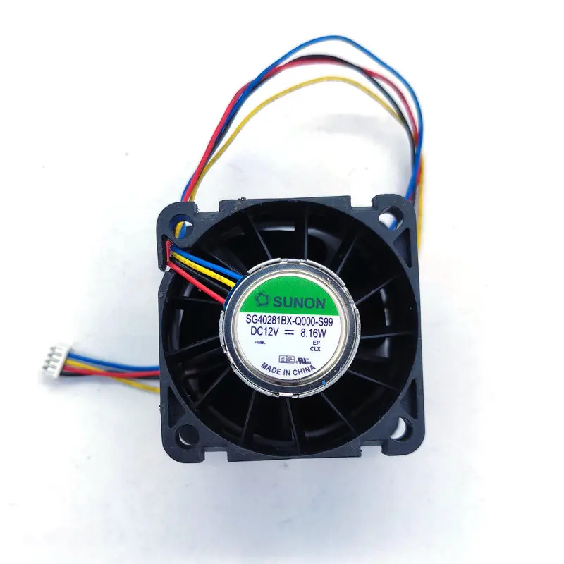 Оригинальный SG40281BX-Q000-S99 40*40*28 мм 12 В 8,16 Вт 4-линейный Вентилятор охлаждения FONSONING