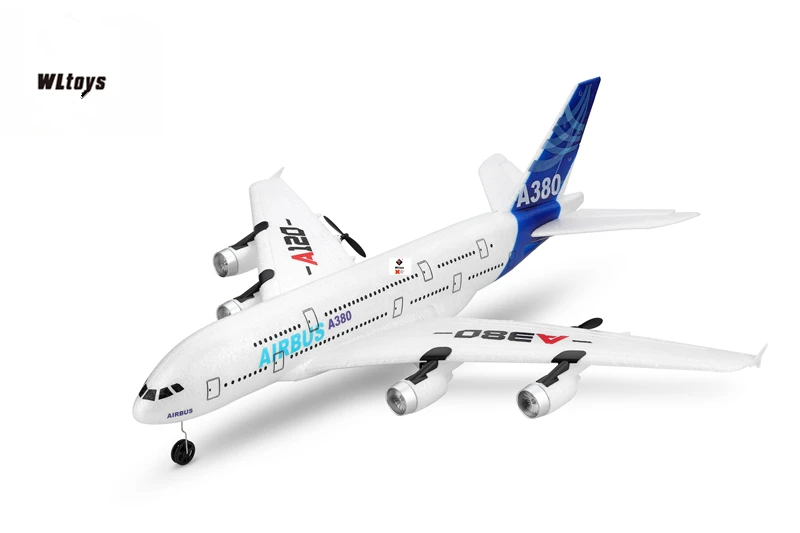 Новинка, WLtoys Airbus A380, игрушки для самолета, 2,4G, 3Ch, радиоуправляемый самолет, фиксированное крыло, самолет, уличные игрушки, Дрон, A120-A380, радиоуправляемый самолет, игрушки