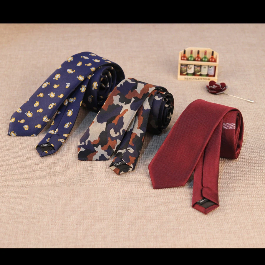 Linbaiway 6 см в полоску с завязкой на вороте для мужской галстук из жаккардовой ткани