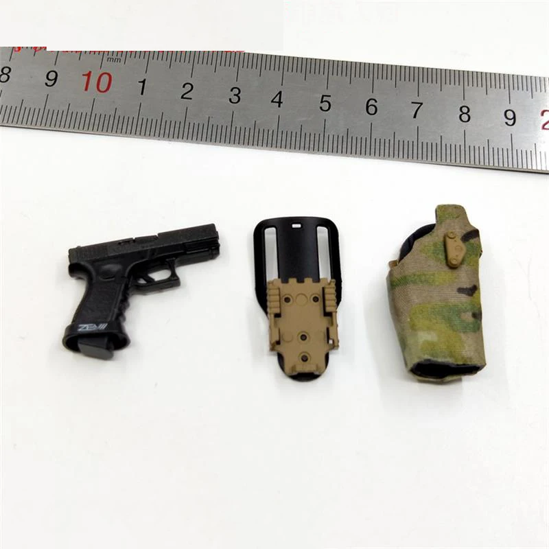 

Big Sales Scale 1/6 EASY&SIMPLE Model G19 Pistol Gun Weapons With Holster For Usual Doll Soldier Accessories Scene Components