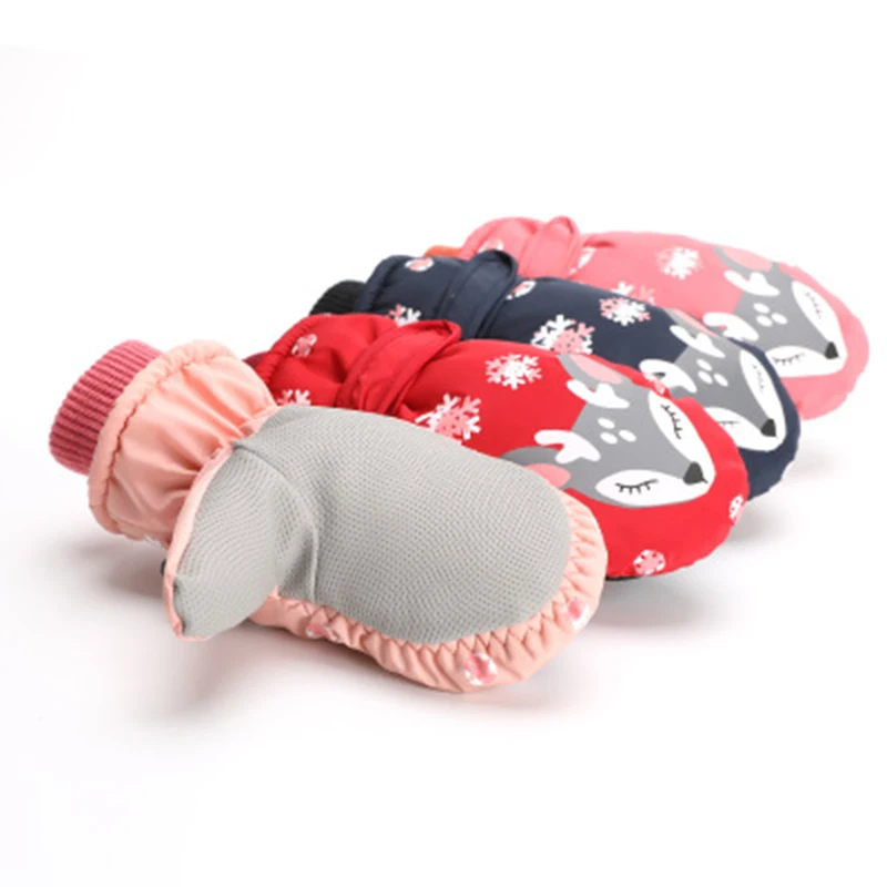 2019 зимние водонепроницаемые ветрозащитные перчатки для мальчиков и девочек