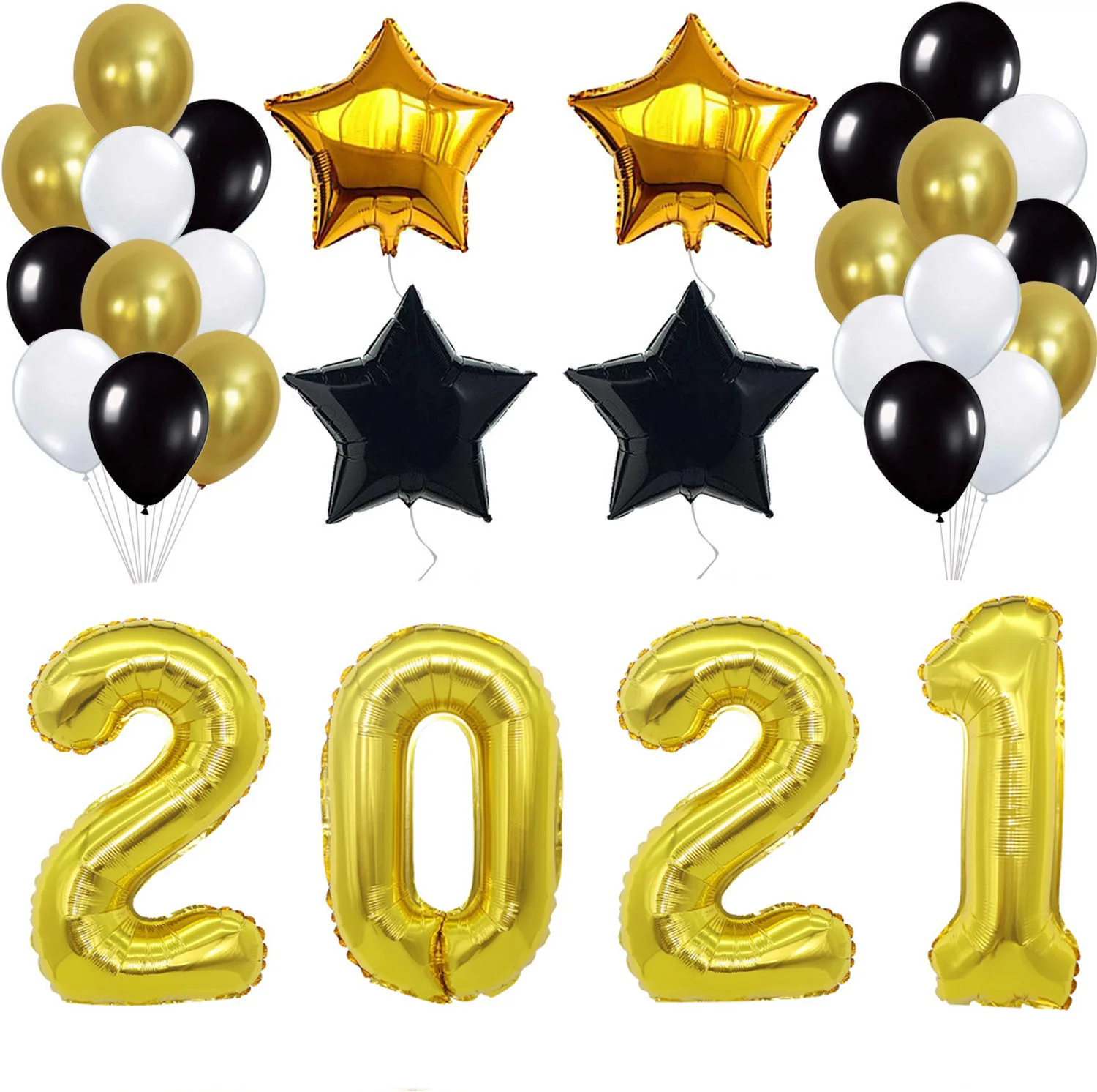 

2021 digital aluminum film balloon set 12 "latex transparent bright sheet balloon party decoration