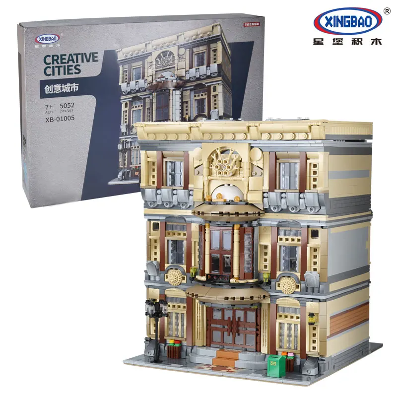 DHL XINGBAO 01005 креативные MOC китайские строительные игрушки морской музейный набор детские строительные блоки кирпичи DIY игрушки модель подарок