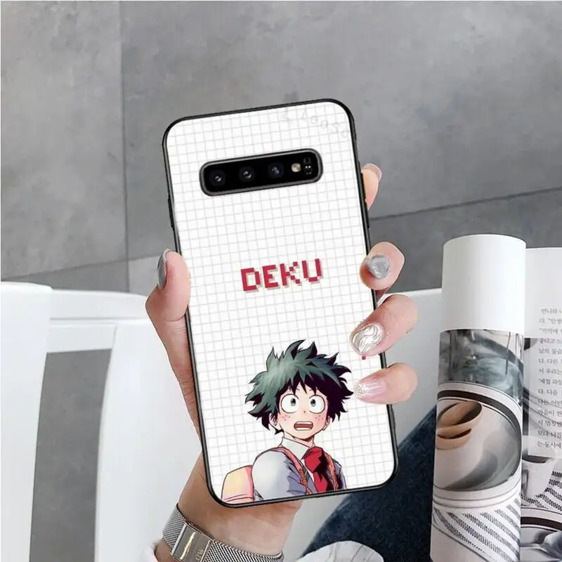 

My Hero Academia Cartoon Anime Japan Phone Case For Samsung S6 S7 edge S8 S9 S10 e plus A10 A50 A70 note8 J7 2017