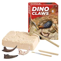 dinosaur fossils dig kit dinosaur claw excavation kit for kids interactive dino fossils excavating toys set with digging tools s