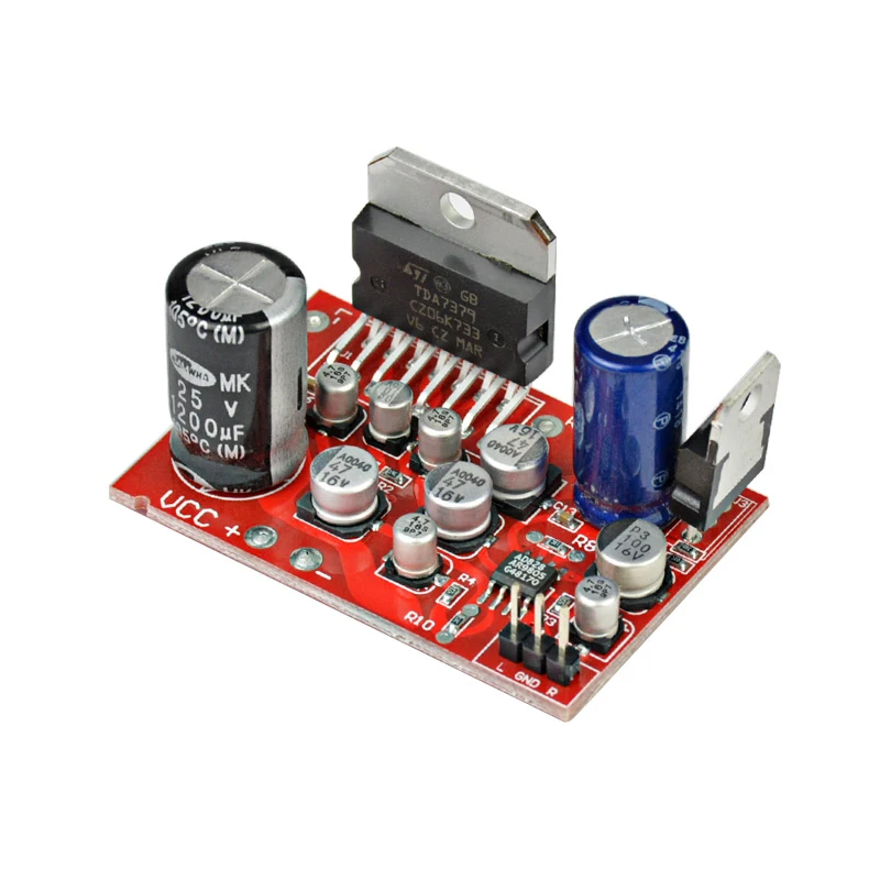 Усилители аудио DC 12 В TDA7379 38 Вт + стерео усилитель плата AD828 Preamp Super Than NE5532