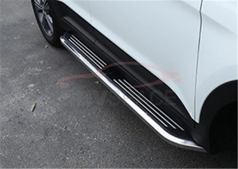 Боковой Шаг подходит для Honda CRV 2012-2016 подножка nerf bar 2 шт. Левая Правая алюминиевая