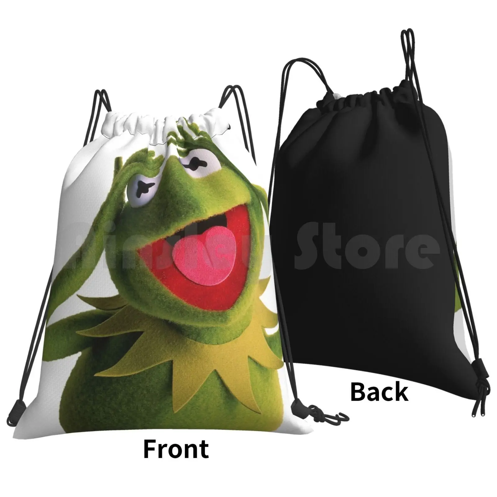 The Frog ( ) Backpack Drawstring Bags Gym Bag Waterproof Funny Humor Meme Memes Filthy Frank Drageonz | Багаж и сумки