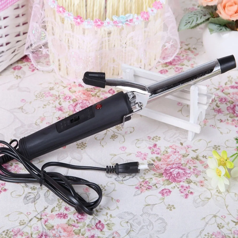 Высокое качество щипцы для завивки волос из нержавеющей стали электрические