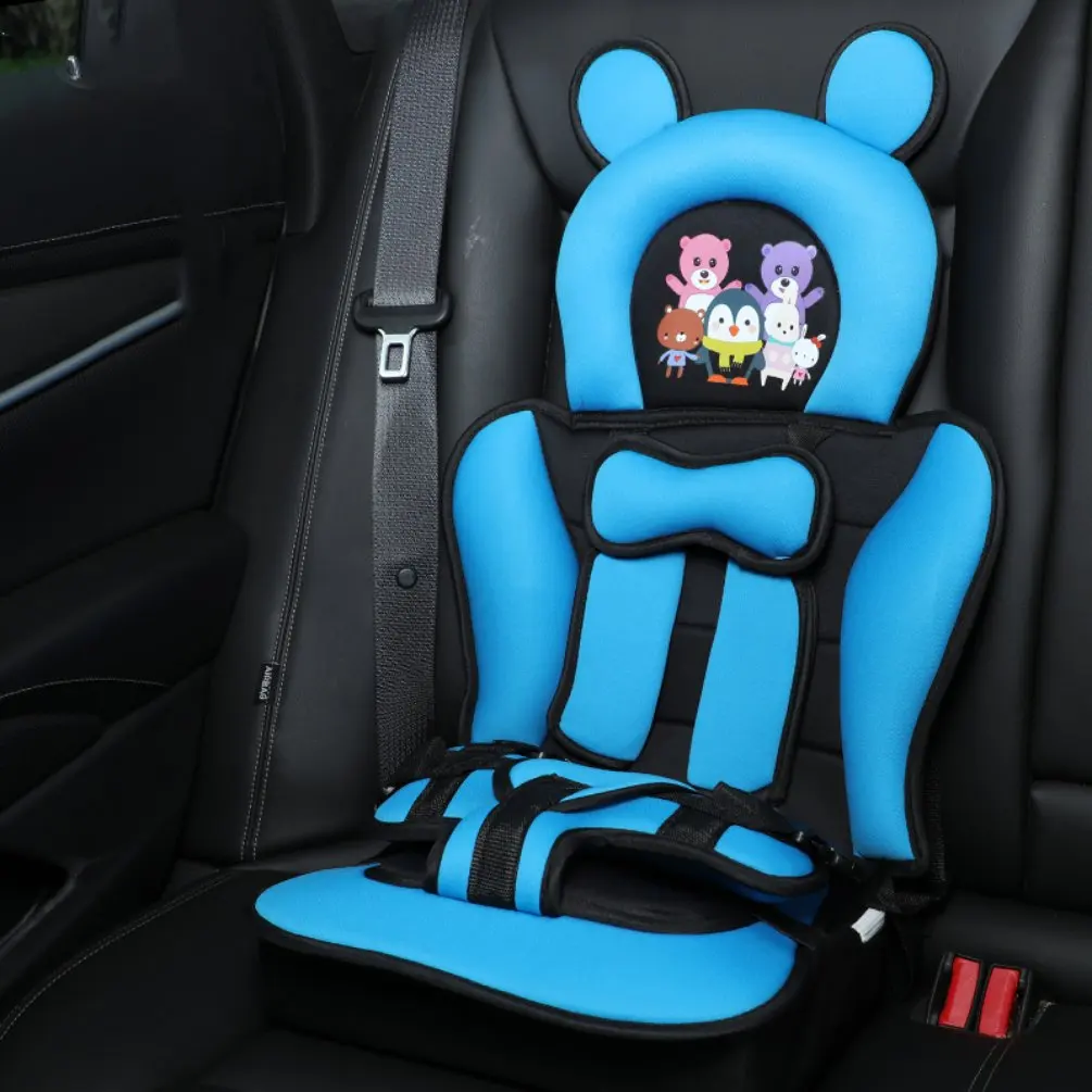 Детское переносное кресло регулируемое автомобильное для коляски с мультяшным