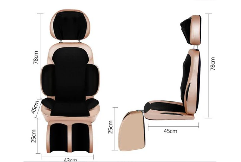 Массажер шейного позвонка, 220 В, многофункциональная подушка для всего тела, шеи, плеч, талии, бытовой Вибрационный разминающий Электрический au