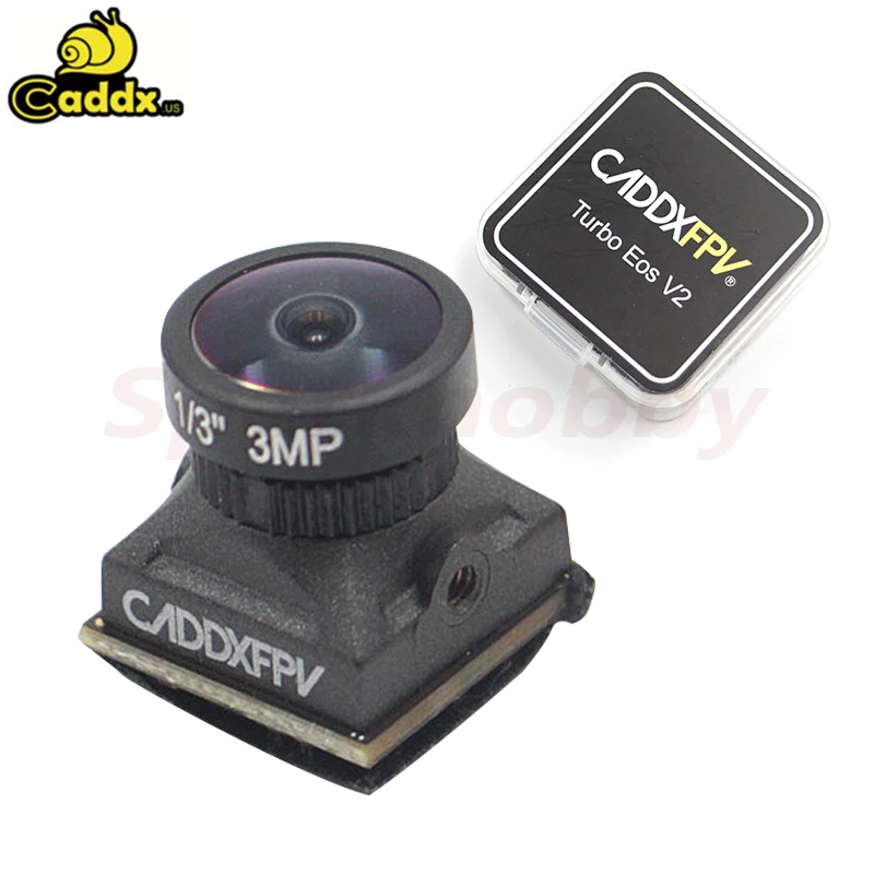 Caddx Turbo EOS2 V2 1200TVL 2 1 мм 1/3 CMOS 16:9/4:3 14x14 NTSC/PAL Мини FPV камера Global WDR для радиоуправляемых