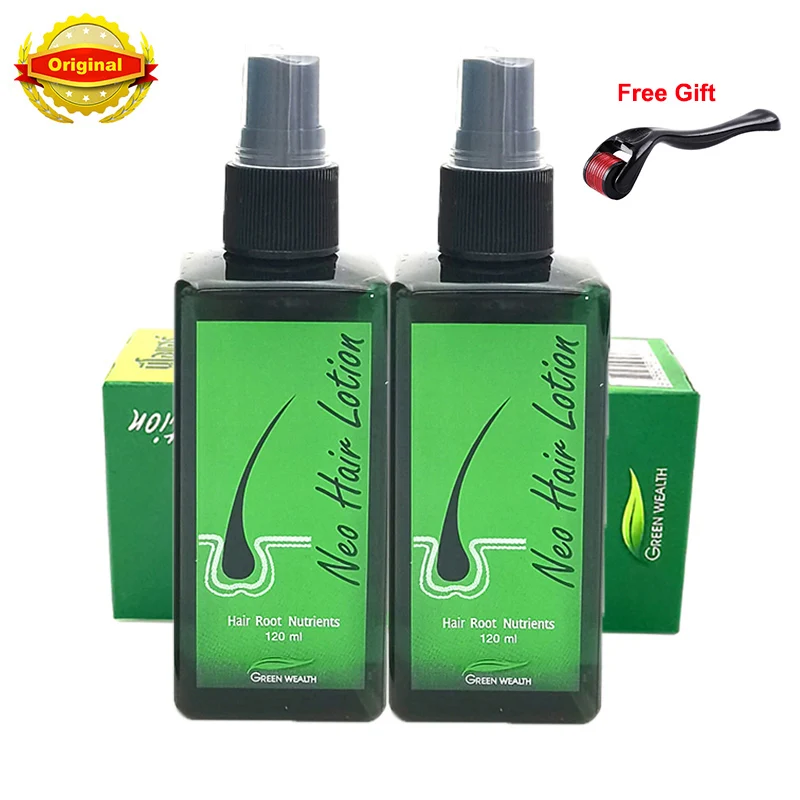 2pcs Thailand Neo Hair Lotion Hair Growth Oil 100% Natural Herbs Hair Scalp Treatments Stop Hair Loss Hair Growth Products