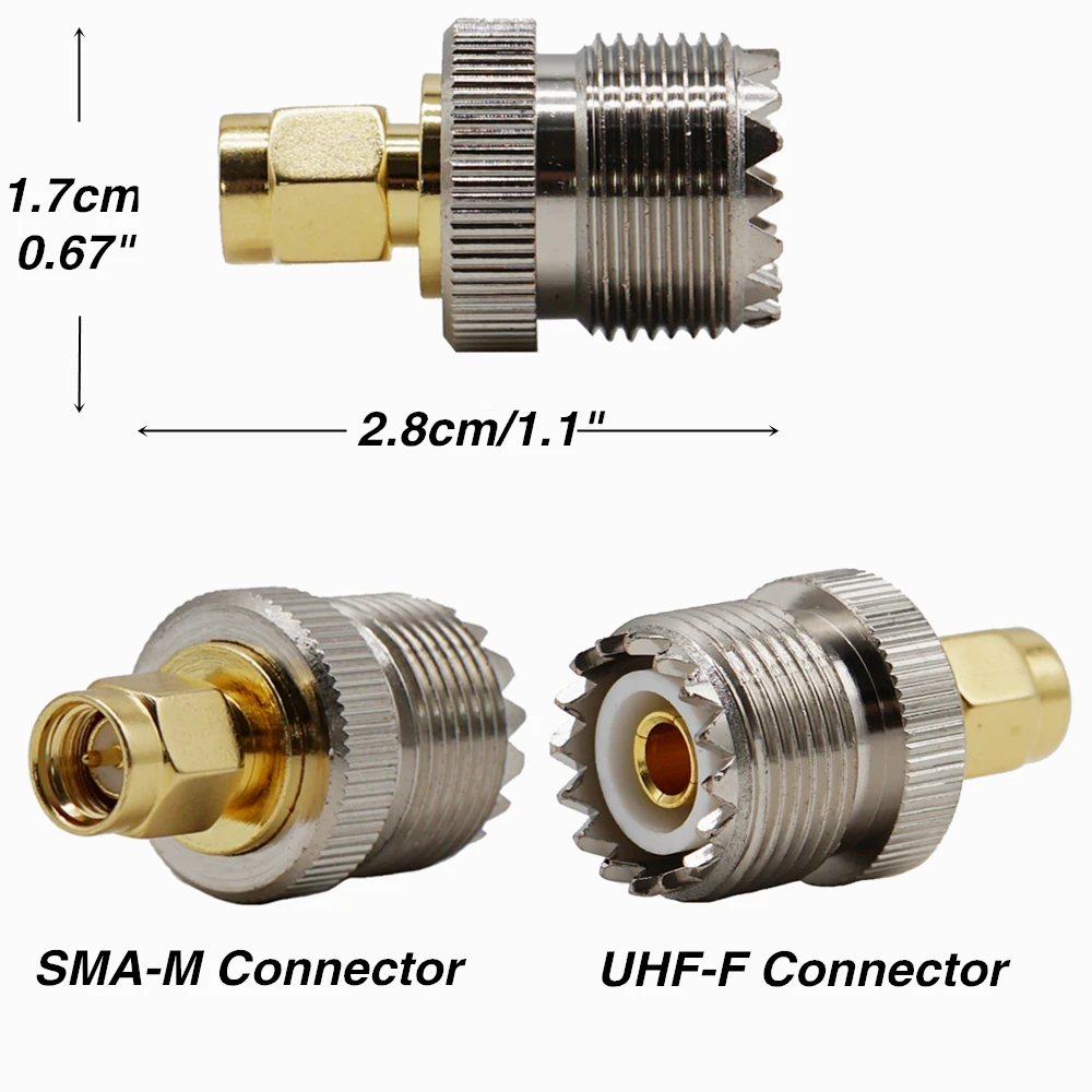 Подлинный медный коаксиальный адаптер RF коннектор PL259 конвертер коаксиальные