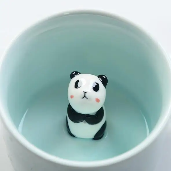 Распродажа милые животные 3D Керамические Кружки Кофейные кружки чашки молоко