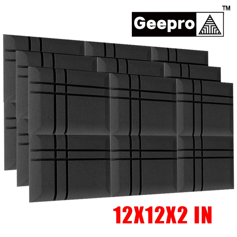

Geepro 300x300x50mm 3D Acoustic Foam Sound Foam Sound Proofing Protective Sponge Soundproof Absorption Treatment Acoustic Panels