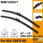 Автомобильные стеклоочистители лобовое стекло резиновые силиконовые сменные Дворники для KIA CEE'D ED 2006-2009 LHD RHD 24 