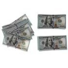 100 шт., миниатюрные банкноты 6 х3 см, 100 долларов