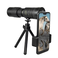 monocular telescope 4k super telephoto zoom 10 300x40mm telescope with night vision waterproof for smart phones hunting camping