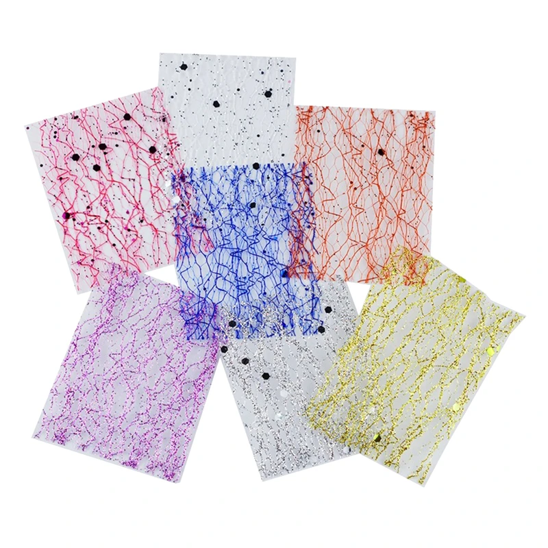 6 видов цветов можете выбрать золотую сетку наклейки для ногтей блестящая линия