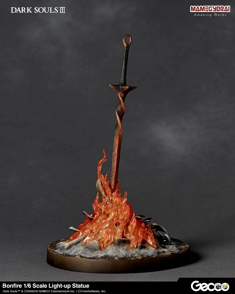 Экшн-фигурка из ПВХ Gecco DARK SOULS III светильник ящаяся статуя костра масштаб 1/6