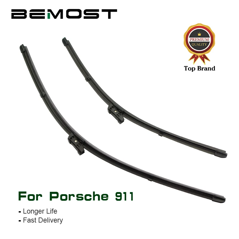 

BEMOST Car Front Windscreen Wiper Blade For Porsche For 911 996 997 991 Fit Hook/Push Button Arm Model Year From 1997 To 2017