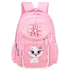 Школьные ранцы для девочек, милые детские рюкзаки с милыми мультяшными принцессами и кошками, Детские портфели для учеников начальной школы