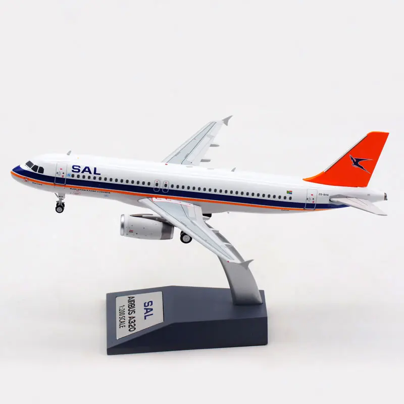 

1:200 Scale South African Airways A320 Airlines Model with Base Alloy Aircraft For Collectible Souvenir Show Gift Toys