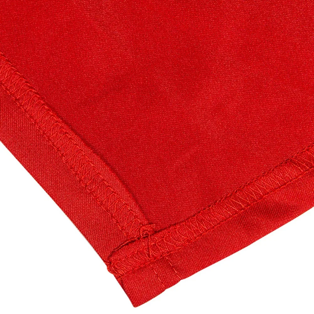 

African Women Red Long Ruffles Blouse Irregular High Low Ladies Fashion Summer Tops And Blouses Falbala Asymmetric 2020 Female