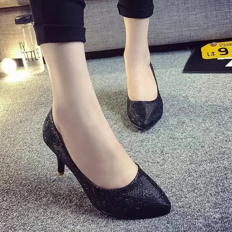 Лидер продаж Женская обувь на высоком каблуке Сезон весна-осень Коллекция 2020