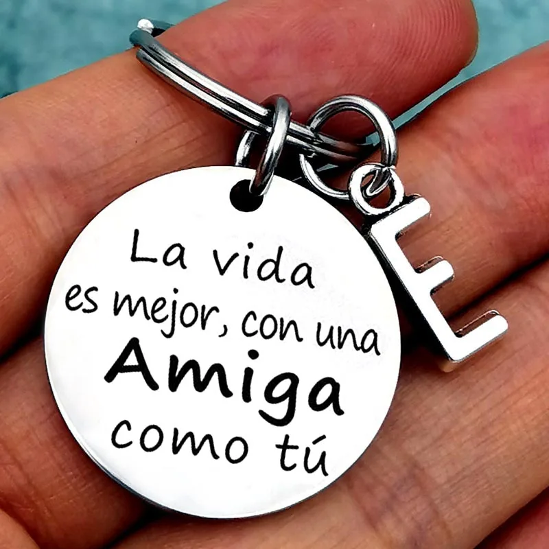 Испанский брелок подарок для лучшего друга дружбы в качестве подарка на день