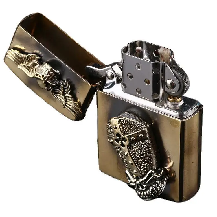 

Lighter Pope kerosene lighter Hong Kong original shell liner windproof kerosene lighter