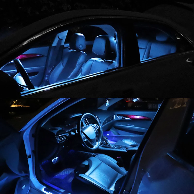 2 предмета голубого ледяного цвета светодиодные лампы Canbus автомобильные