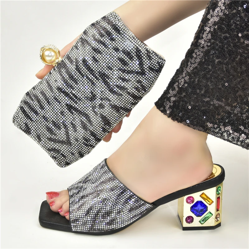 Новое поступление комплект из женской обуви и сумок итальянская обувь сумка для