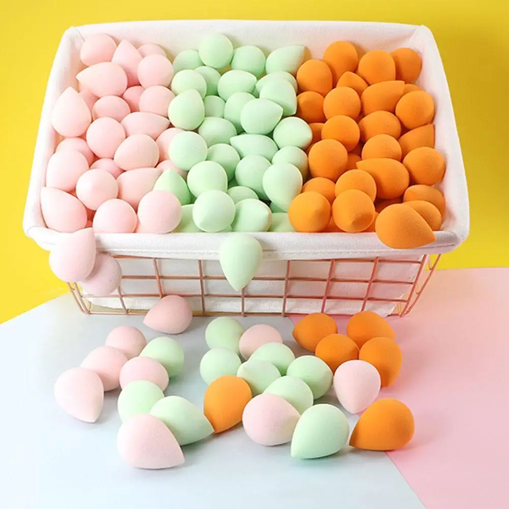 

Спонж для нанесения тональной основы, мини-спонж для пудры, Женский спонж для гладкого макияжа, аксессуары для основы, красавица, O1M0