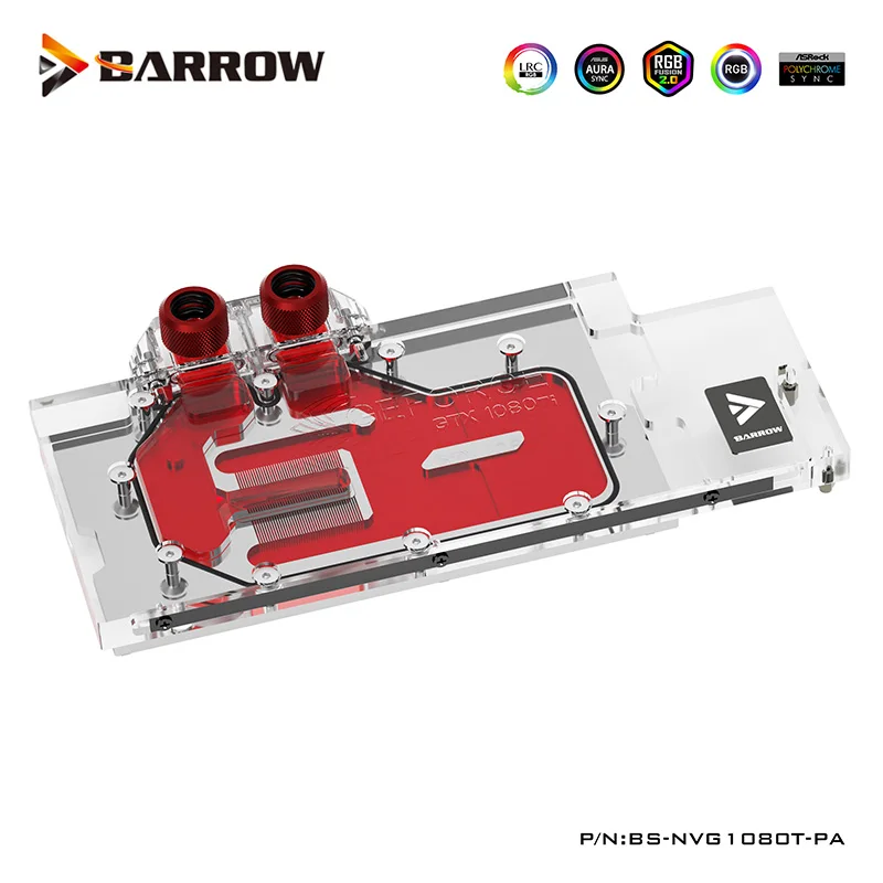 Водоохладитель Barrow GPU для GTX 1080TI Founders Edition/New TiTan X водяной охлаждающий блок BS NVG1080T