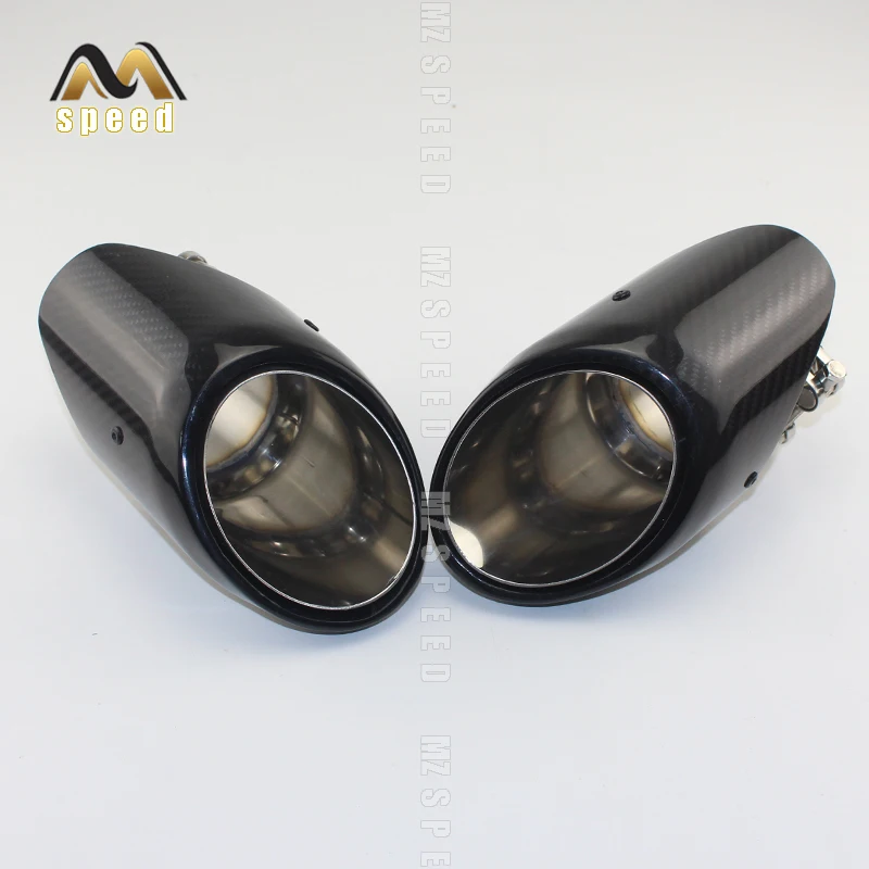 Автомобильный глушитель выхлопной трубы Универсальный Глянец 102 мм экспорт из