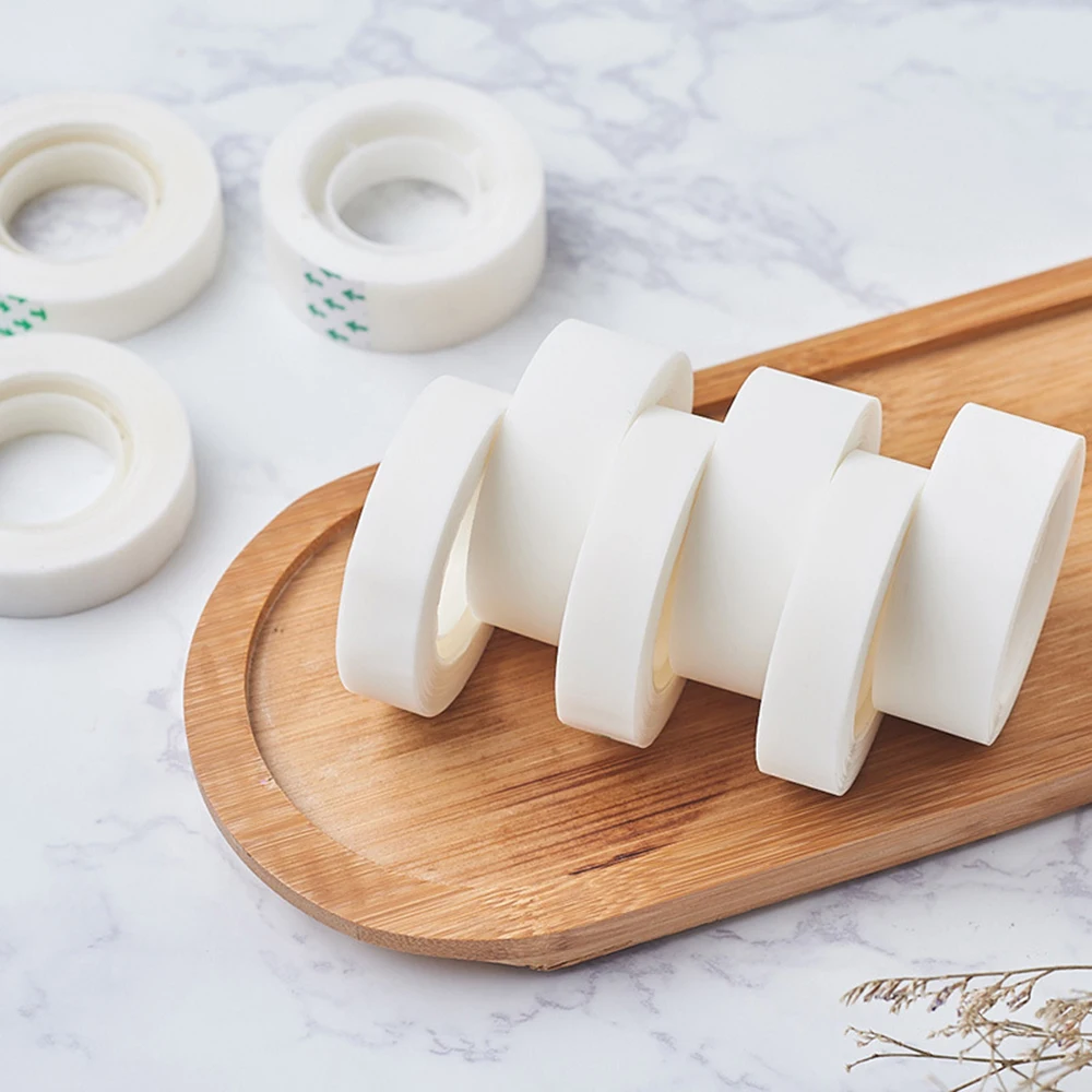 Декоративная клейкая лента белая невидимая|Офисный скотч| |