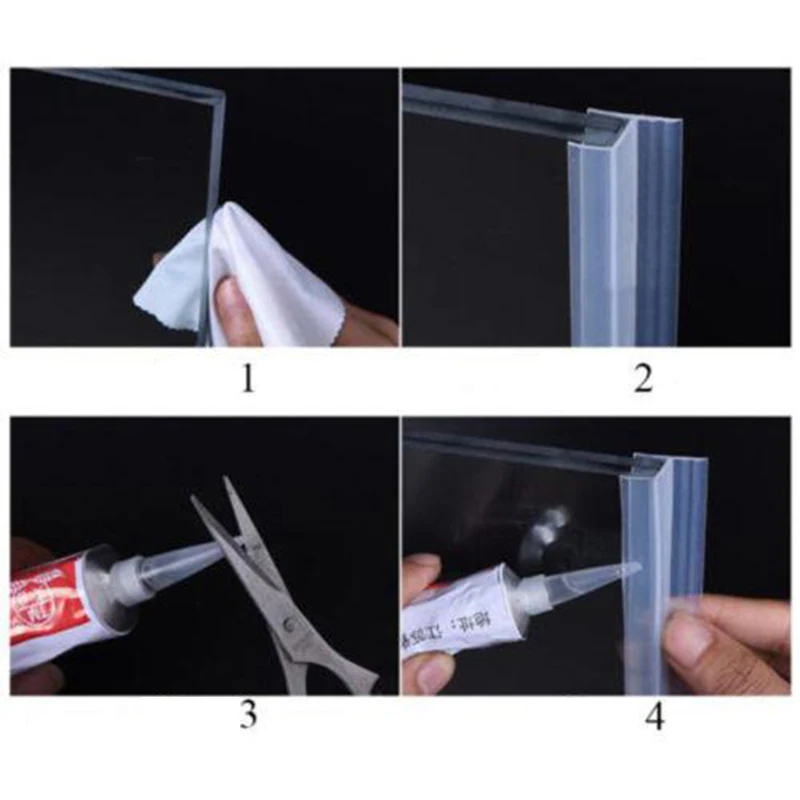 1 шт. резиновые пластиковые уплотнительные ленты инструменты для окон изогнутая