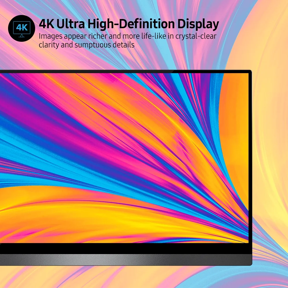 UPERFECT 17.3 дюйма 4K портативный монитор UHD экран работает с USB C второй матричные осид