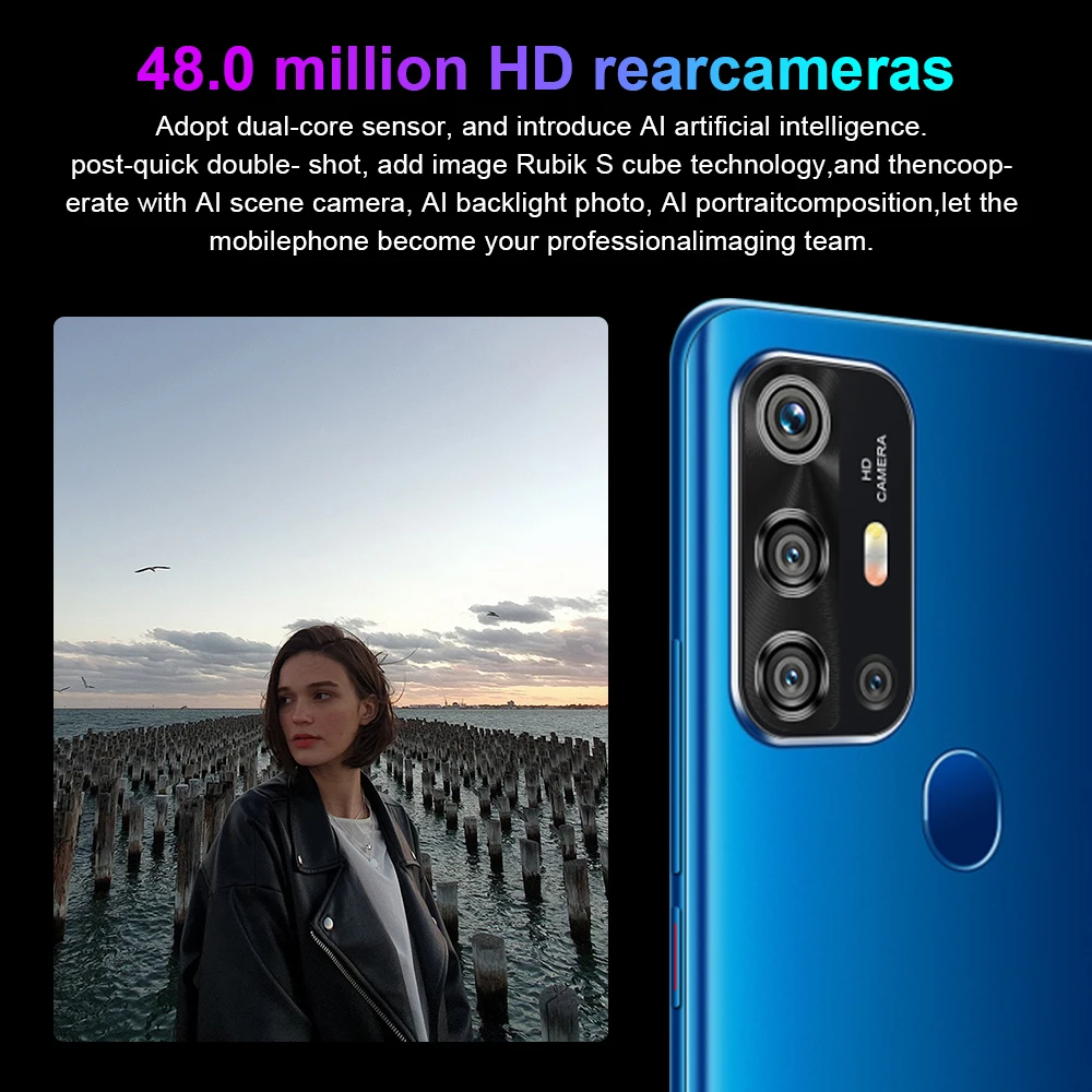 

2020 New 6.8inch V19Pro SmartphoneNew MediaTek 4 Camera 8 256GB ROM Face ID Deca Core Mobile Phone Global Version