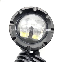 sercomoto mini 12v 60w round driving fog light led flood high low beam spot work for motorcycle truck offroad tractor