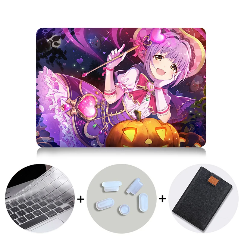MTT чехол для Macbook Pro retina 13 15 дюймов A1706 A1989 A1398 Аниме Сумка для ноутбука чехол для Mac book Air 11,6 12 Pro 13,3 15,4 Fumda - Цвет: MB12